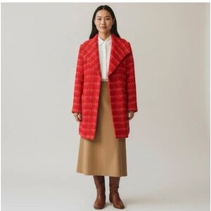 Cabi womens Scarlet tweed wool blend Sloan jacket size small